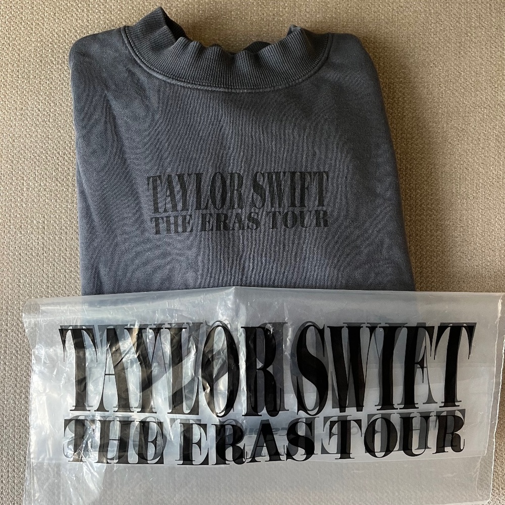 Taylor Swift Eras Tour Blue Crewneck- official